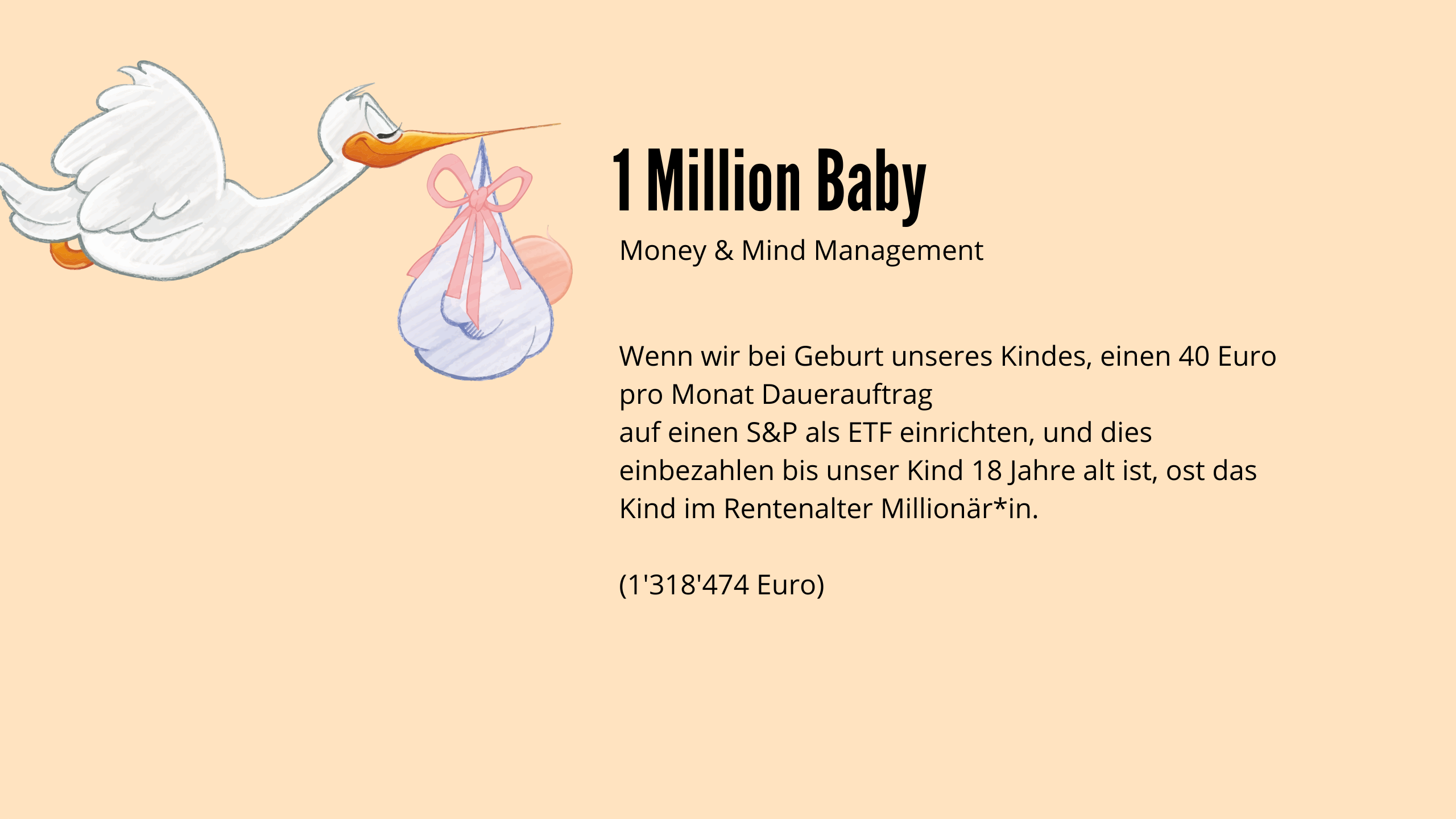 1 Million Euro / Franken Baby